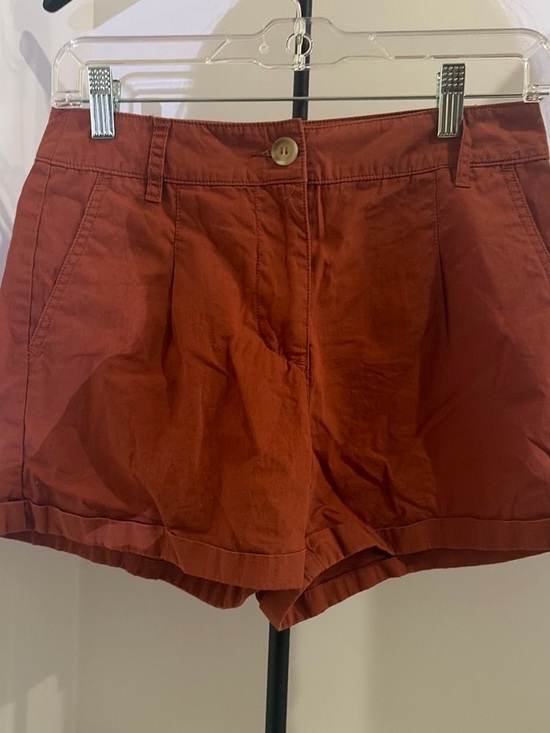Forever 21 Pants - Forever 21 High-Waist Rust Red Shorts